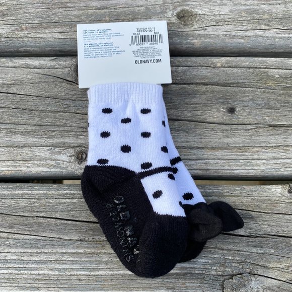 Old Navy Ballet-Slipper Graphic Bow-Tie Socks for Baby - Picture 4 of 11